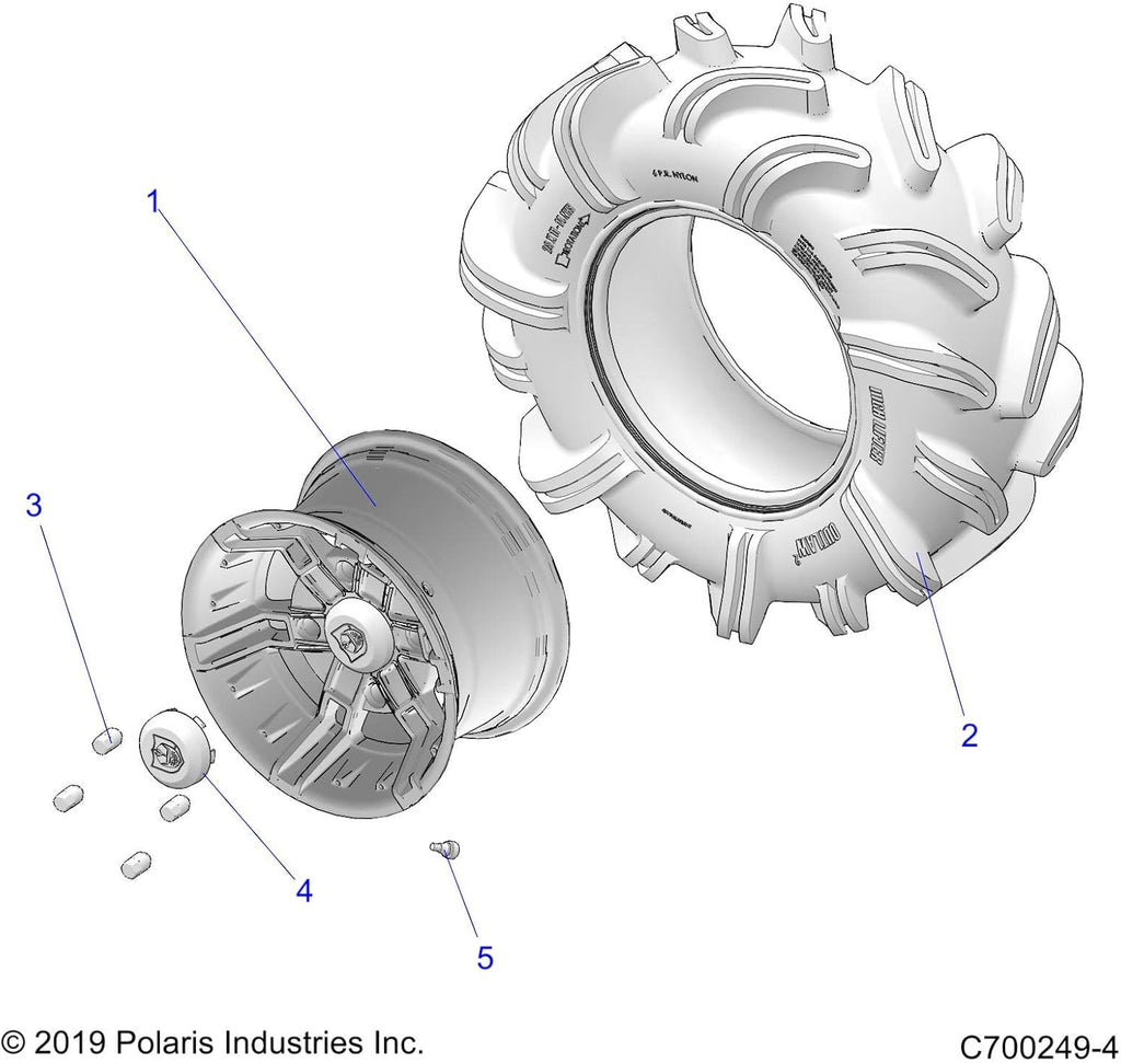 Rear R14 Buckle Wheel N28368