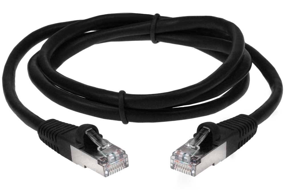 175ft Cat5e Shielded (STP) Ethernet Network Cable Black K295486