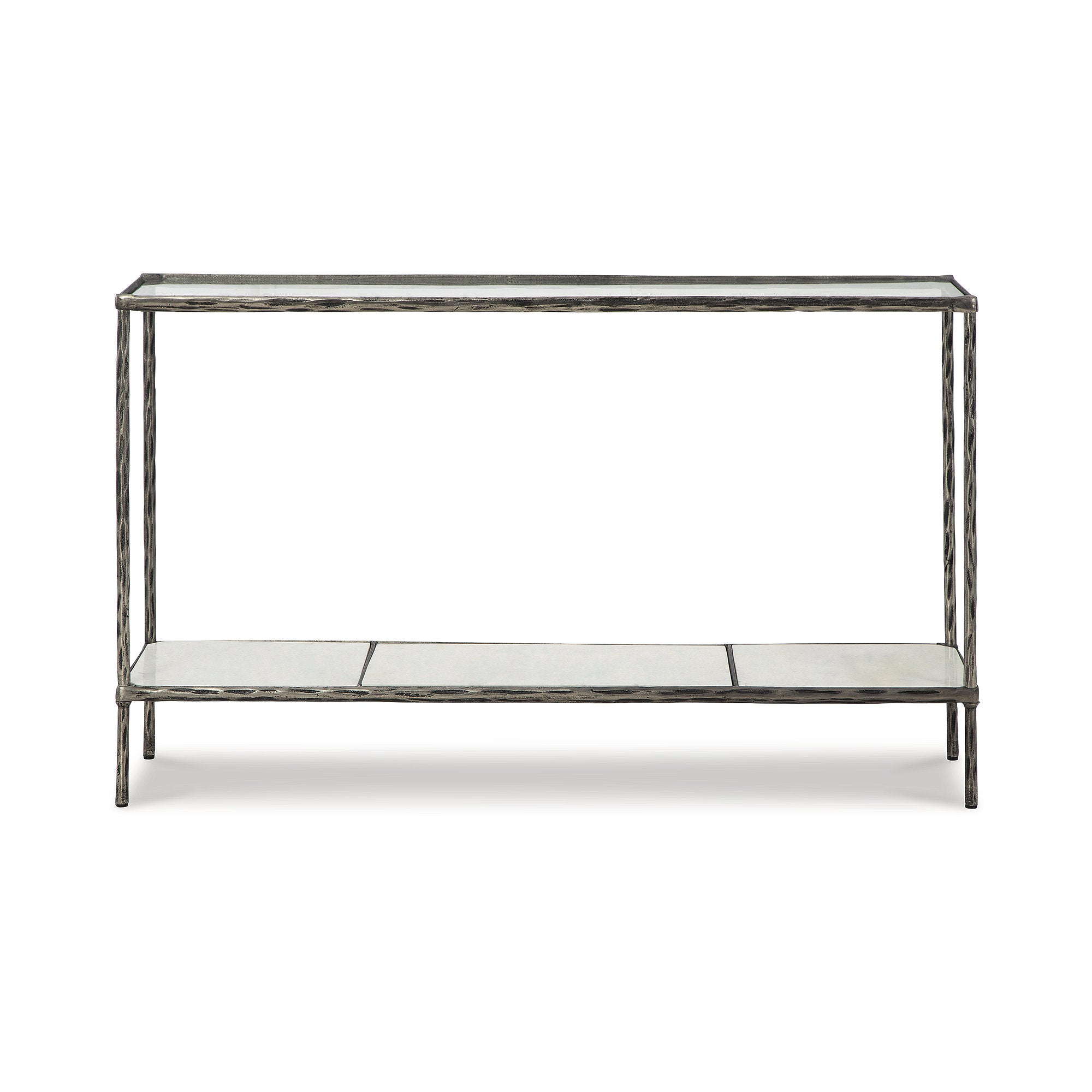 Antique Pewter Finish Console Sofa Table A878252