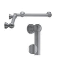 Polished Chrome Brass Inside Corner Grab Bar 1-1/4 inch Diameter H460