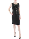 Sleeveless Knee-Length Shift Dress W29285