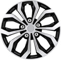 Black/Silver 15 Inch Wheel Cover Pack of 4 Q5488