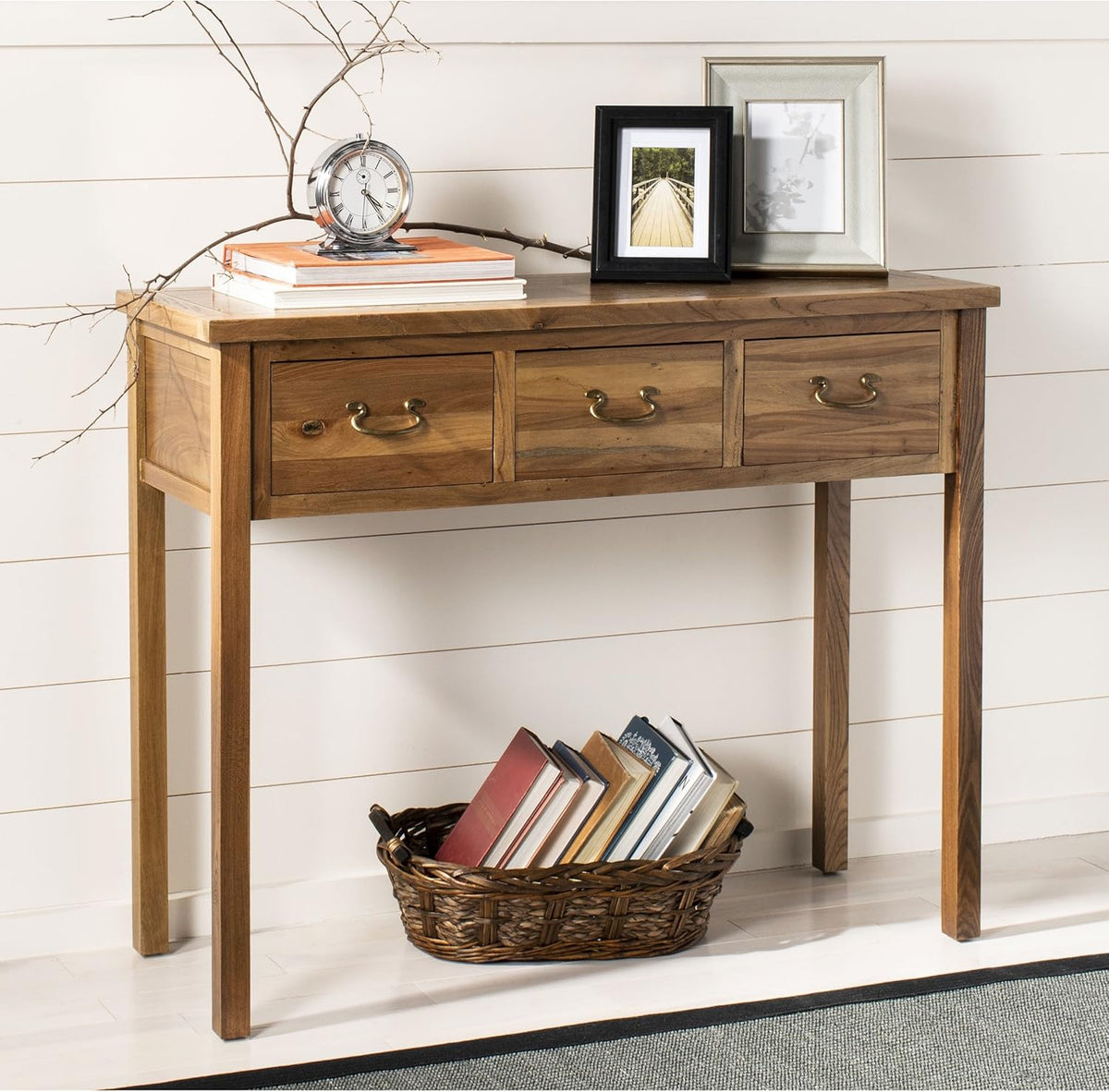 White Console Table Y3941