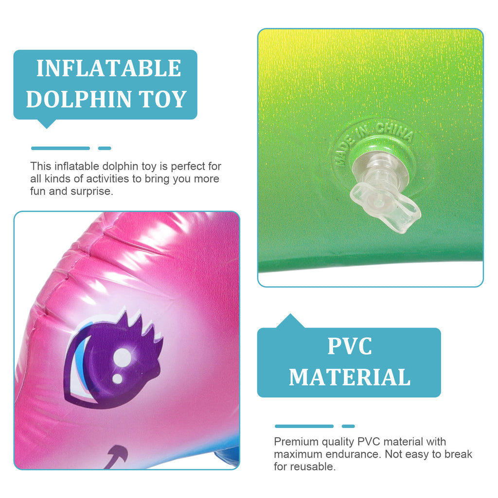 2pcs Kids Inflatable Dolphin Pool Toys V2365