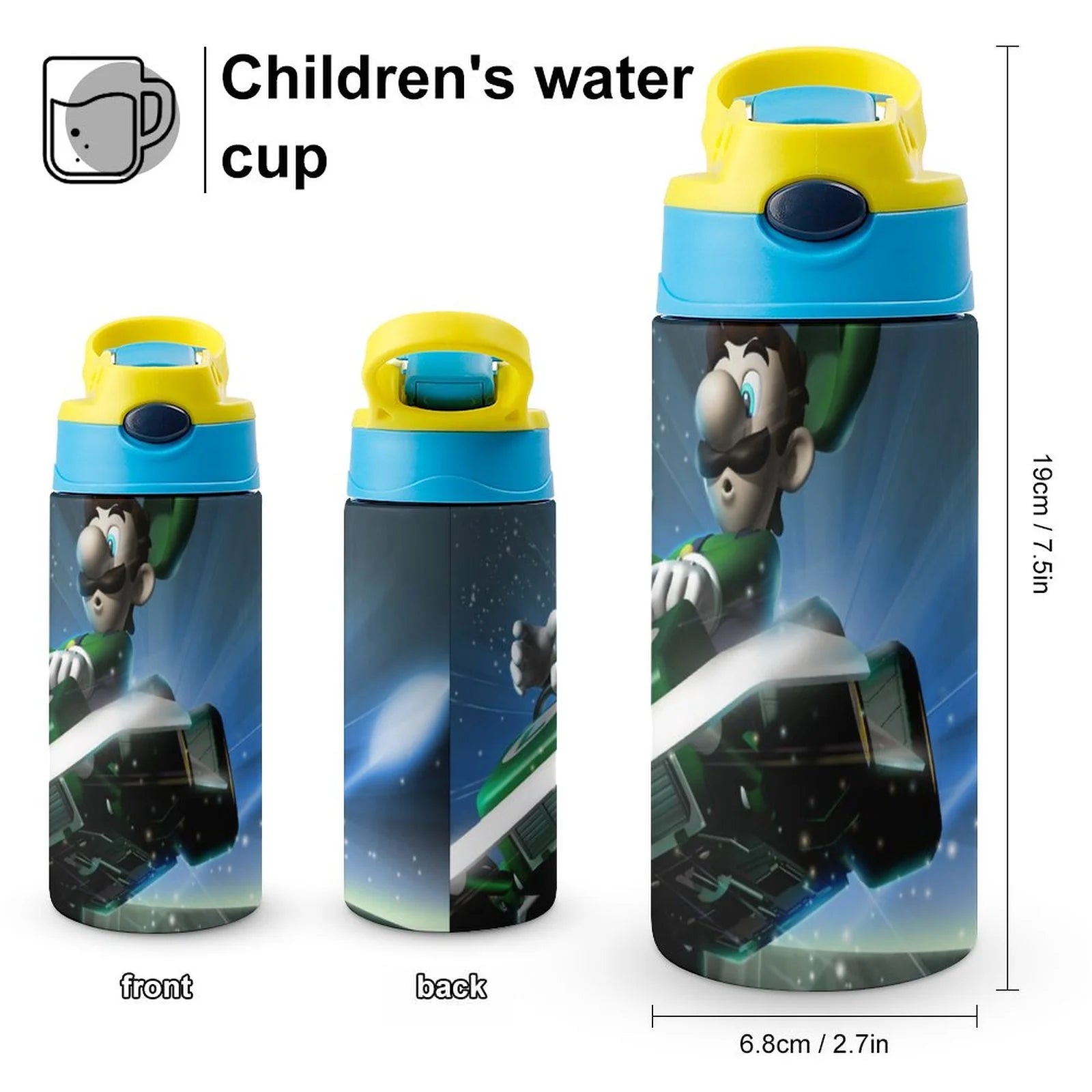 Insulated Stainless Steel Water Bottle with Straw Z80415