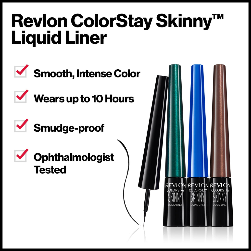 Navy Shock Waterproof Liquid Eyeliner, 0.08 oz N628197