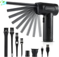 Cordless Electric Air Duster, 50000 RPM, Rechargeable, Pack of 2 V7309