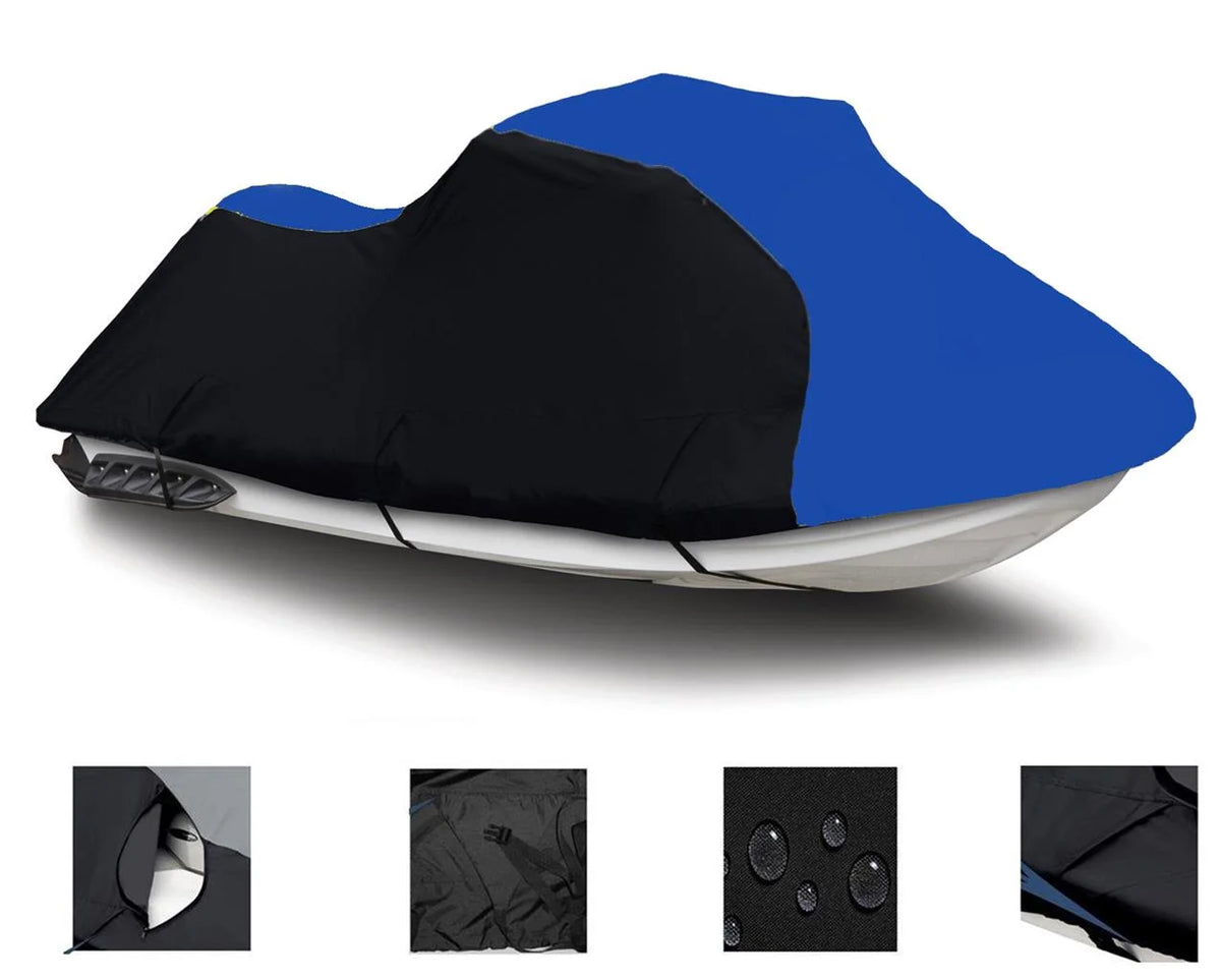 Heavy-Duty 600 Denier Jet Ski Watercraft Cover 2 Seater A142