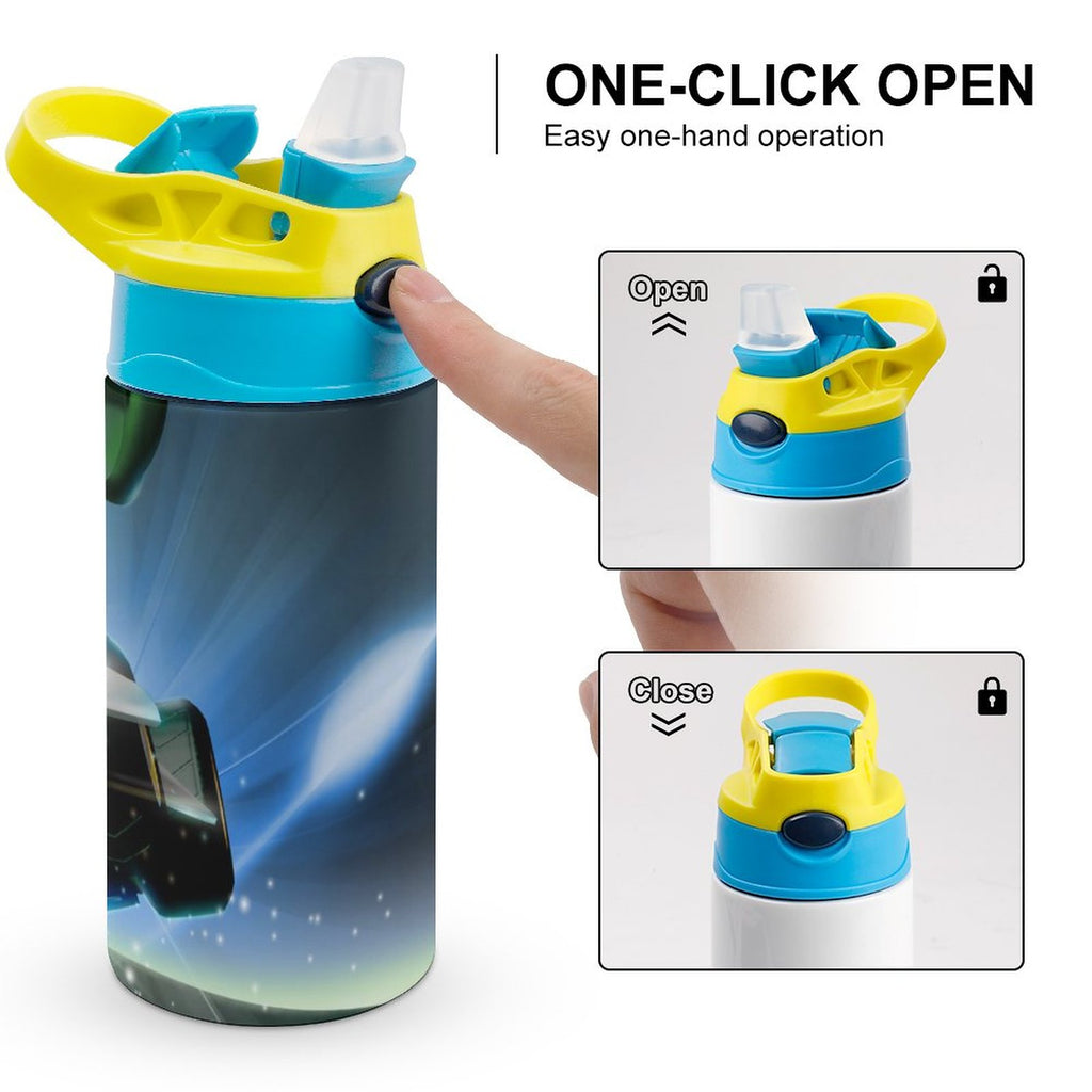 Insulated Stainless Steel Water Bottle with Straw Z80415