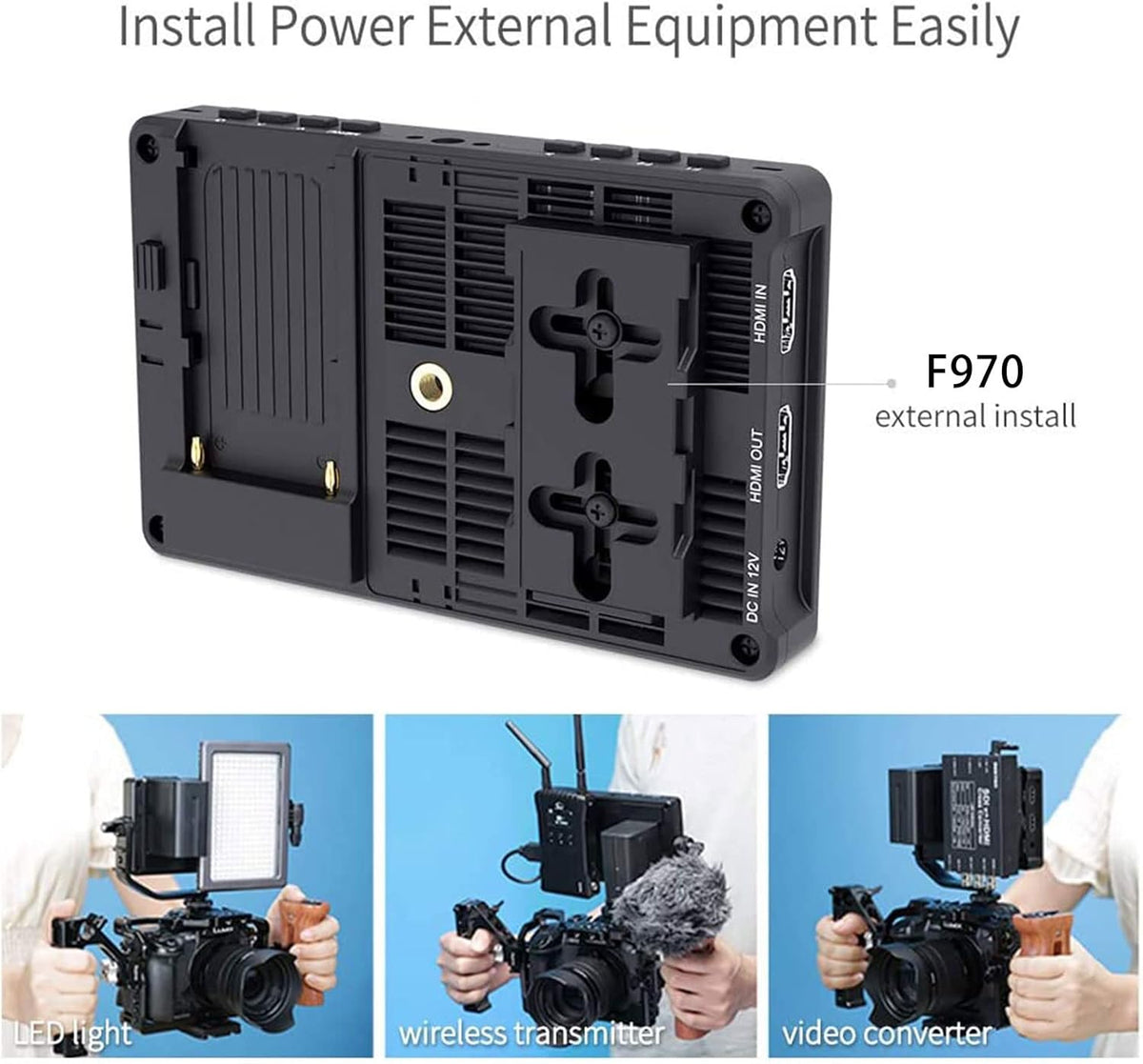 5.5 Inch Touch Screen DSLR Camera Field Monitor with 3D LUT U165