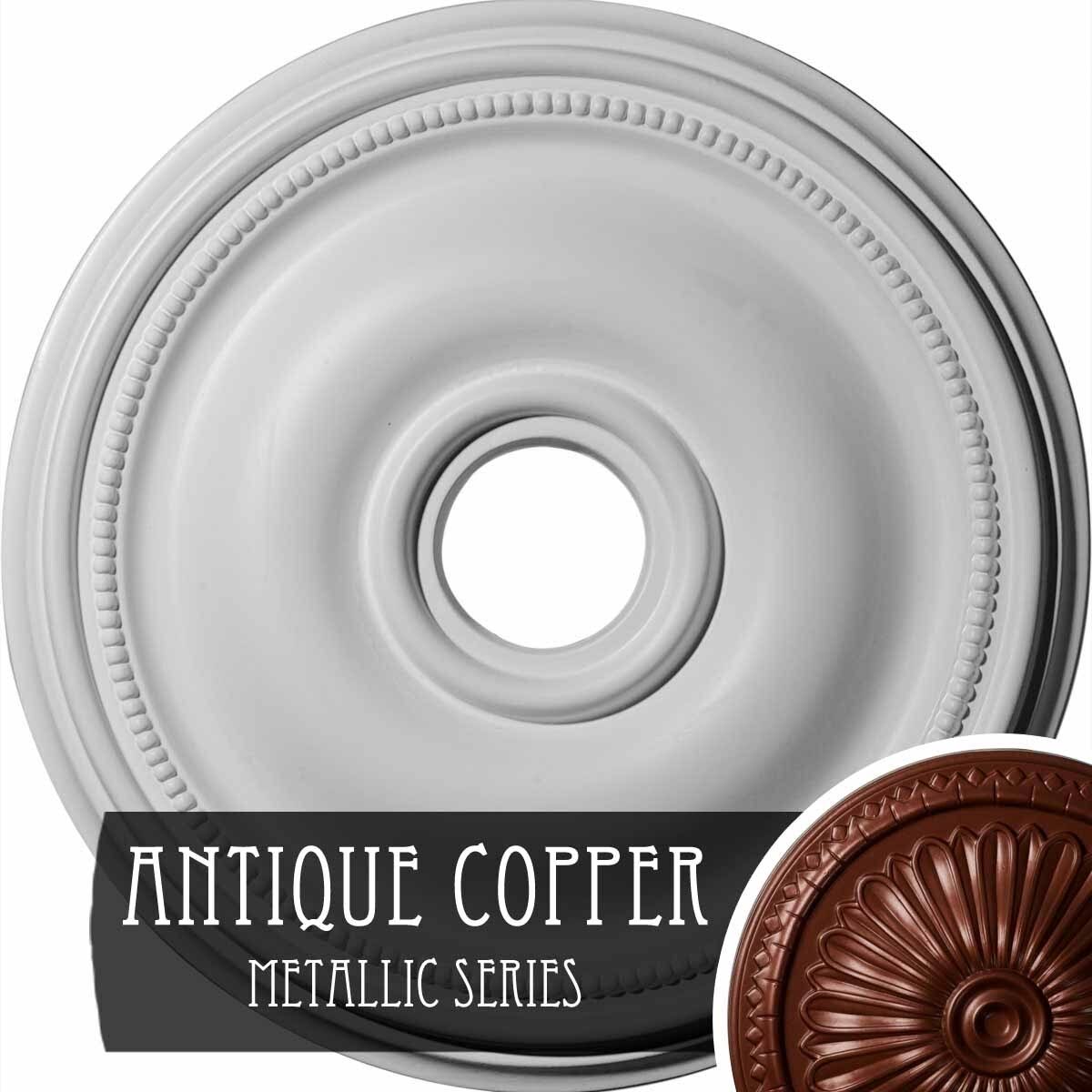 18 1/8x22OD x 3 3/4x22ID x 1 1/8x22P Ceiling Medallion S1784