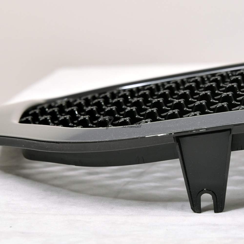 Black Mesh Front Hood Bumper Grill Grille ABS Q36062