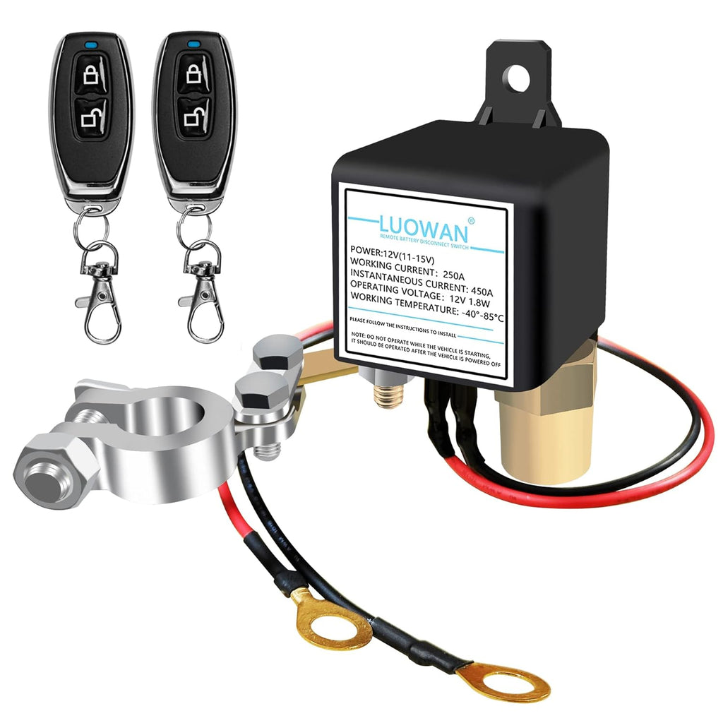 DC12V 250A Remote Battery Disconnect Switch M36150