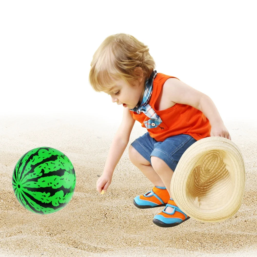 2Pcs 9 Inch Inflatable Bouncy Ball with Pump Kids Education Toys R86609