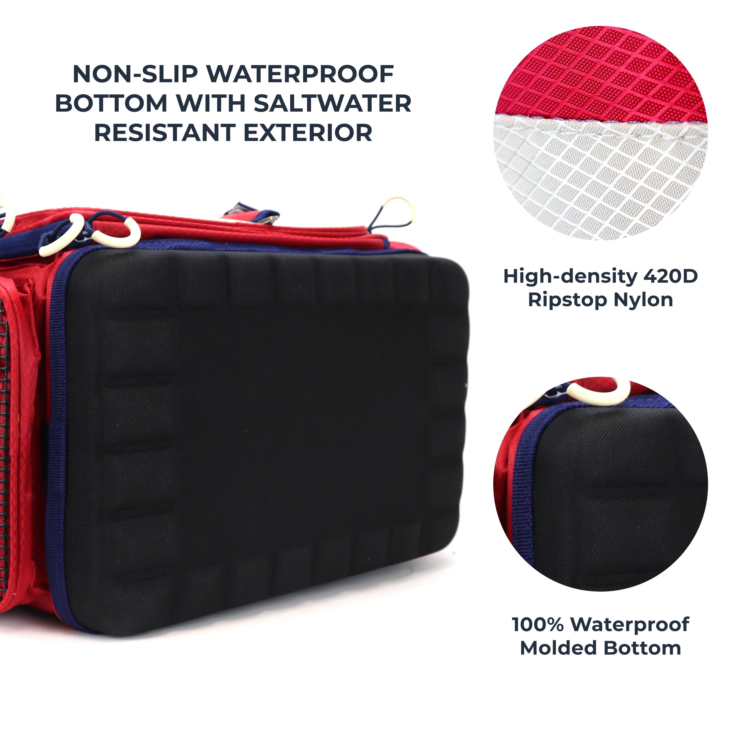 Red Large Fishing Tackle Bag G385900