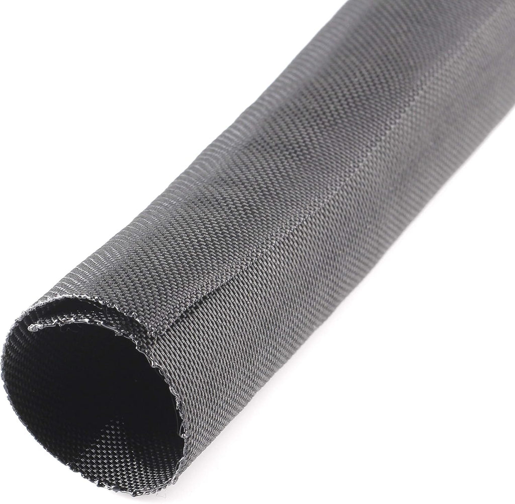 25 feet (3/4") Pack of 2 Woven Mesh Split-Sleeve Wire Loom E1712