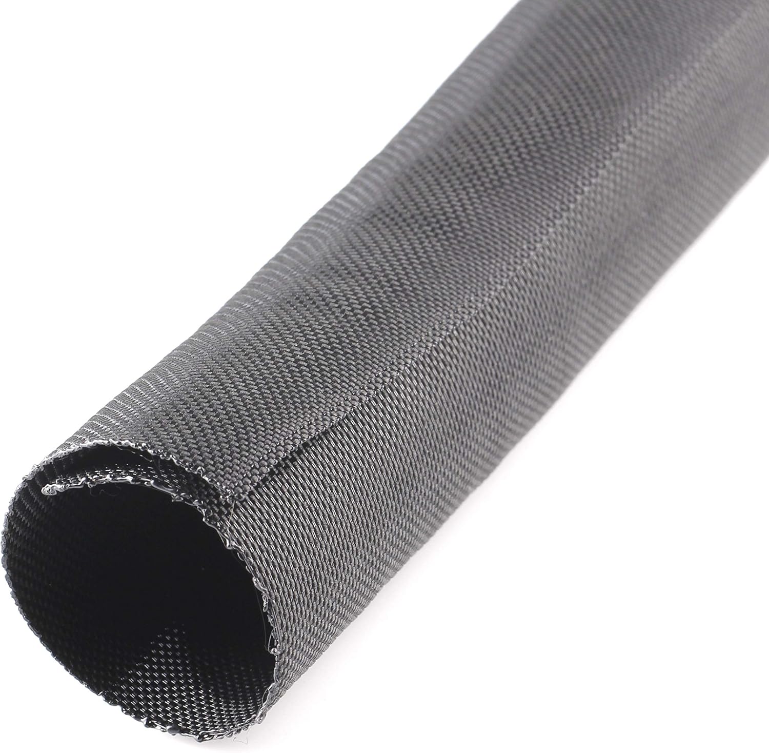 25 feet (3/4") Pack of 2 Woven Mesh Split-Sleeve Wire Loom E1712