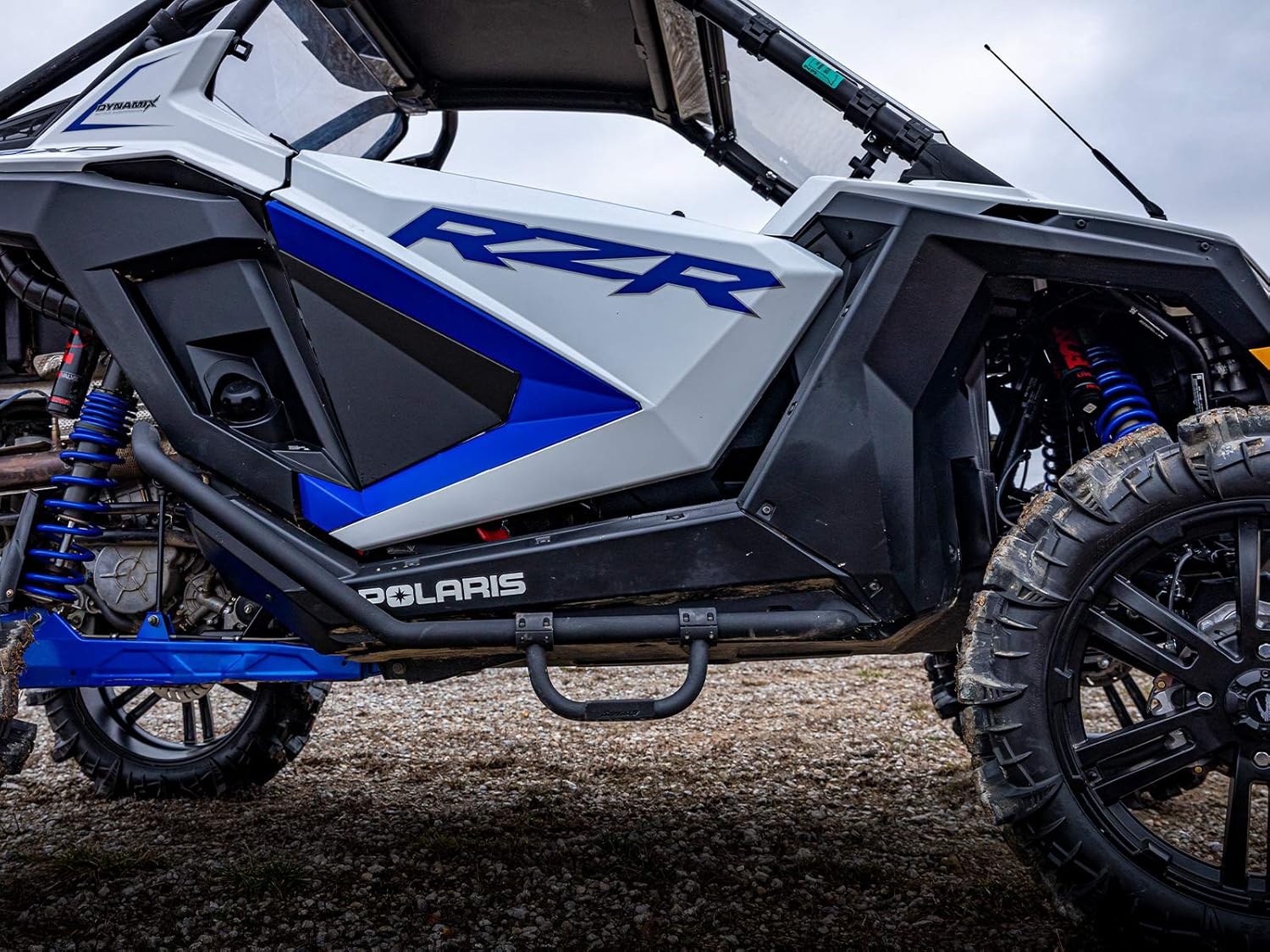 Wrinkle Black Rock Sliders Nerf Bars Tree Kickers for Polaris RZR PRO XP W3331