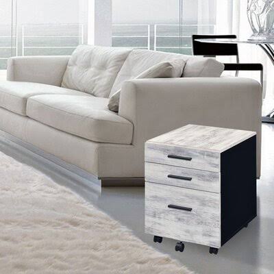 3-Drawer Mobile Vertical Filing Cabinet G3897