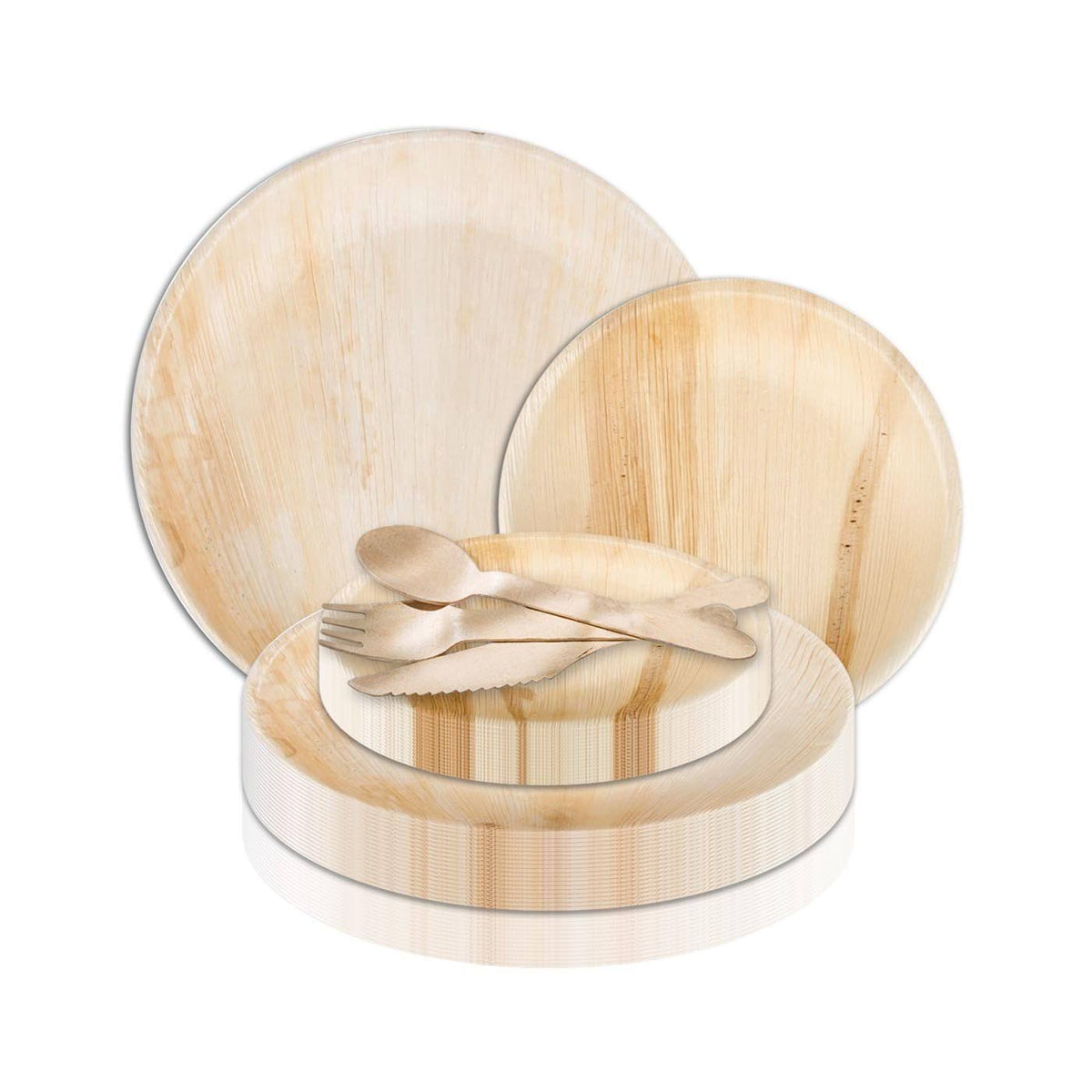 200 Settings Disposable Palm Leaf Wedding Value Set J947
