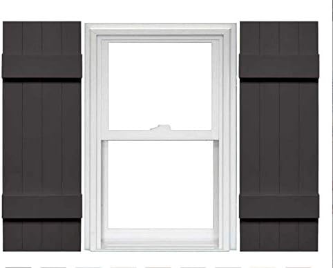 14 x 59 Musket Brown Vinyl Shutter (1 Pair) H846179