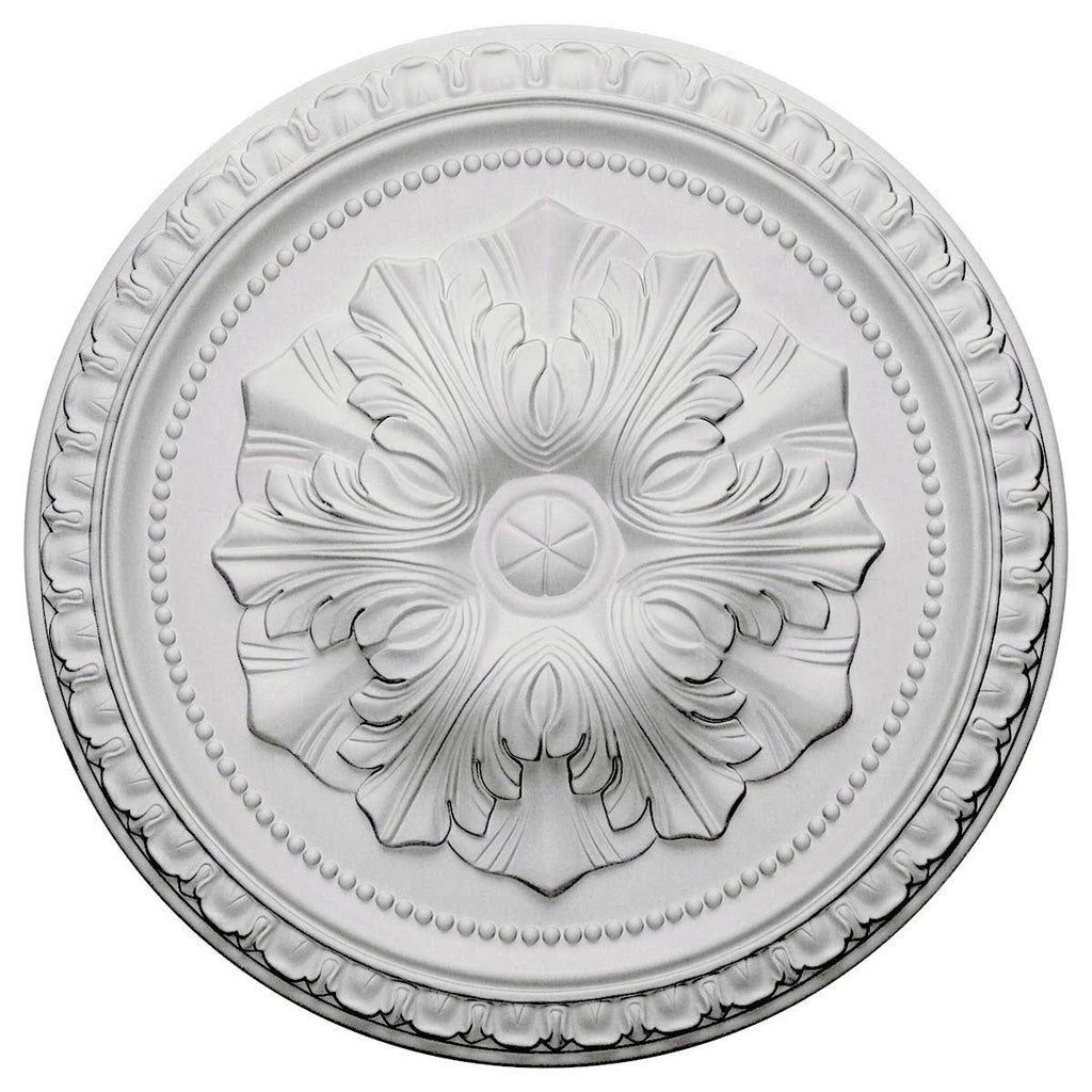 18x22OD x 1 3/8x22P Hand-Painted Rubbed Bronze Ceiling Medallion I23180