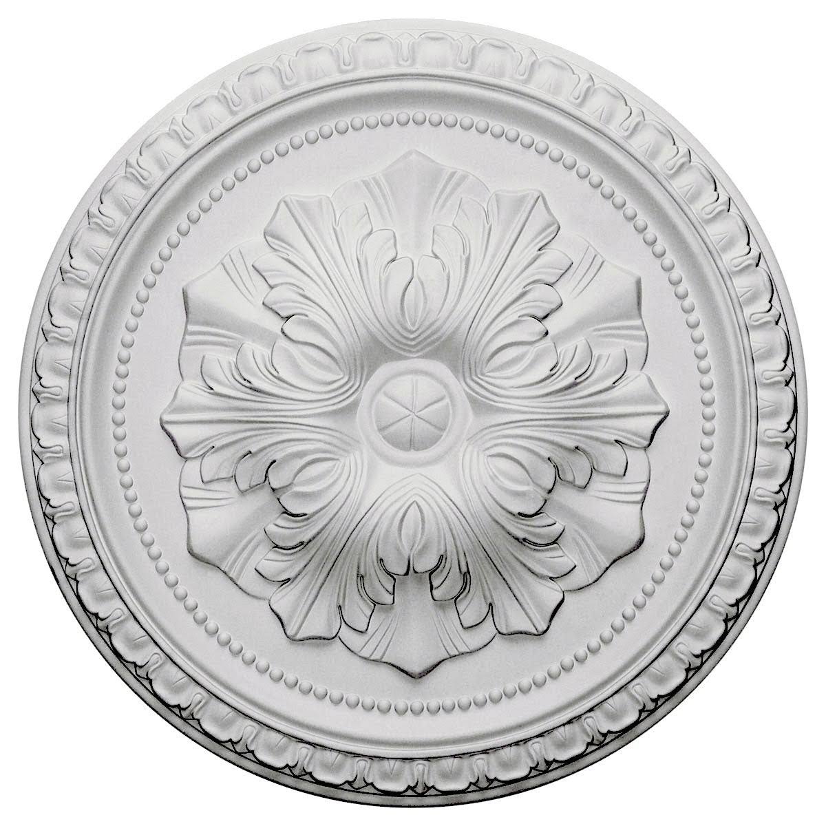 18x22OD x 1 3/8x22P Hand-Painted Rubbed Bronze Ceiling Medallion I23180