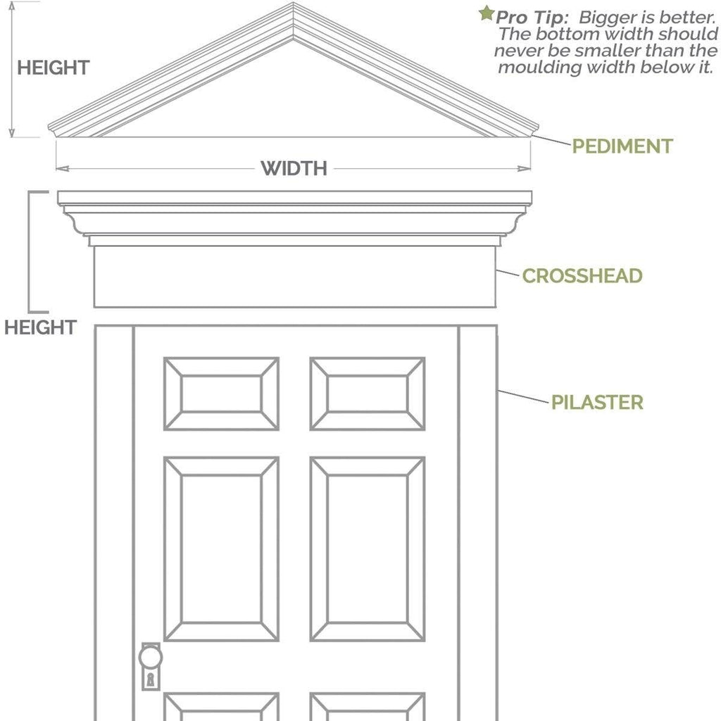 12x22W x 102x22H x 2x22P Flat Panel PVC Pilaster (Pair) O409128
