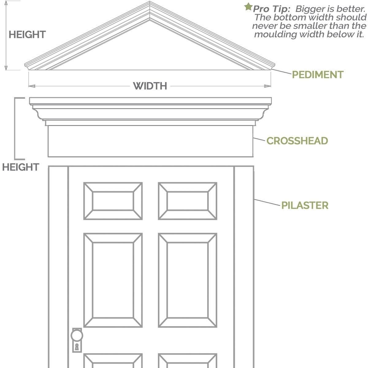 12x22W x 102x22H x 2x22P Flat Panel PVC Pilaster (Pair) O409128