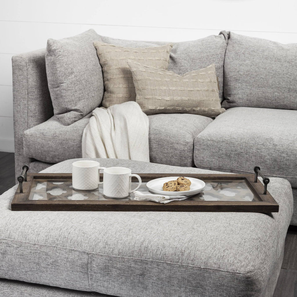Brown Wood Tray O666