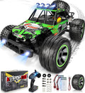 RC Cars 1/10 Scale Remote Control Truck 2 Batteries 46+ min 48+ KM/H All Terrain 4WD Off Road Monster Trucks P79911