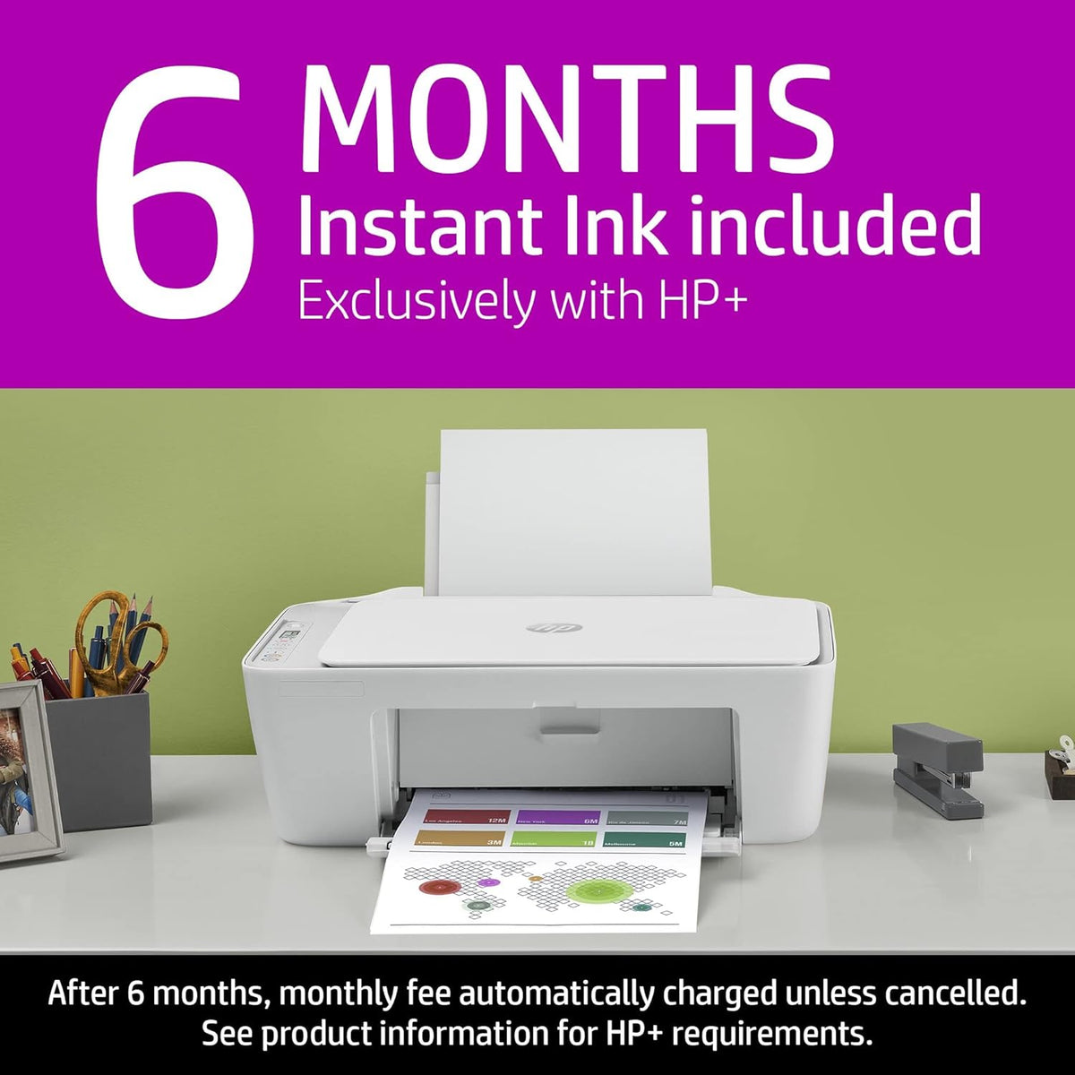 White Wireless All-in-One Color Inkjet Printer V2268