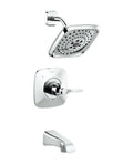 Chrome Metal Tub and Shower Faucet J786