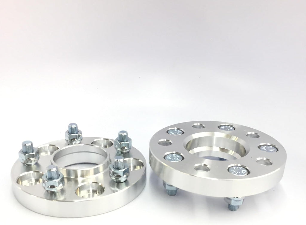 2 Pieces 20mm Hub Centric Wheel Adapters 5x114.3 to 5x100 67.1 to 54.1mm Center Bore 12x1.5 Thread Pitch L305
