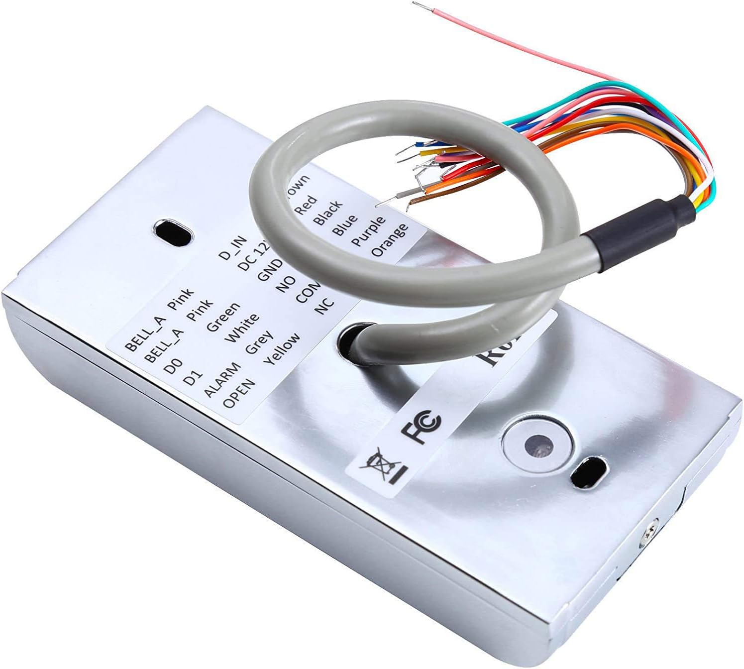 Waterproof Zinc Alloy Metal Case RFID 125khz Access Control Keypad Y986820