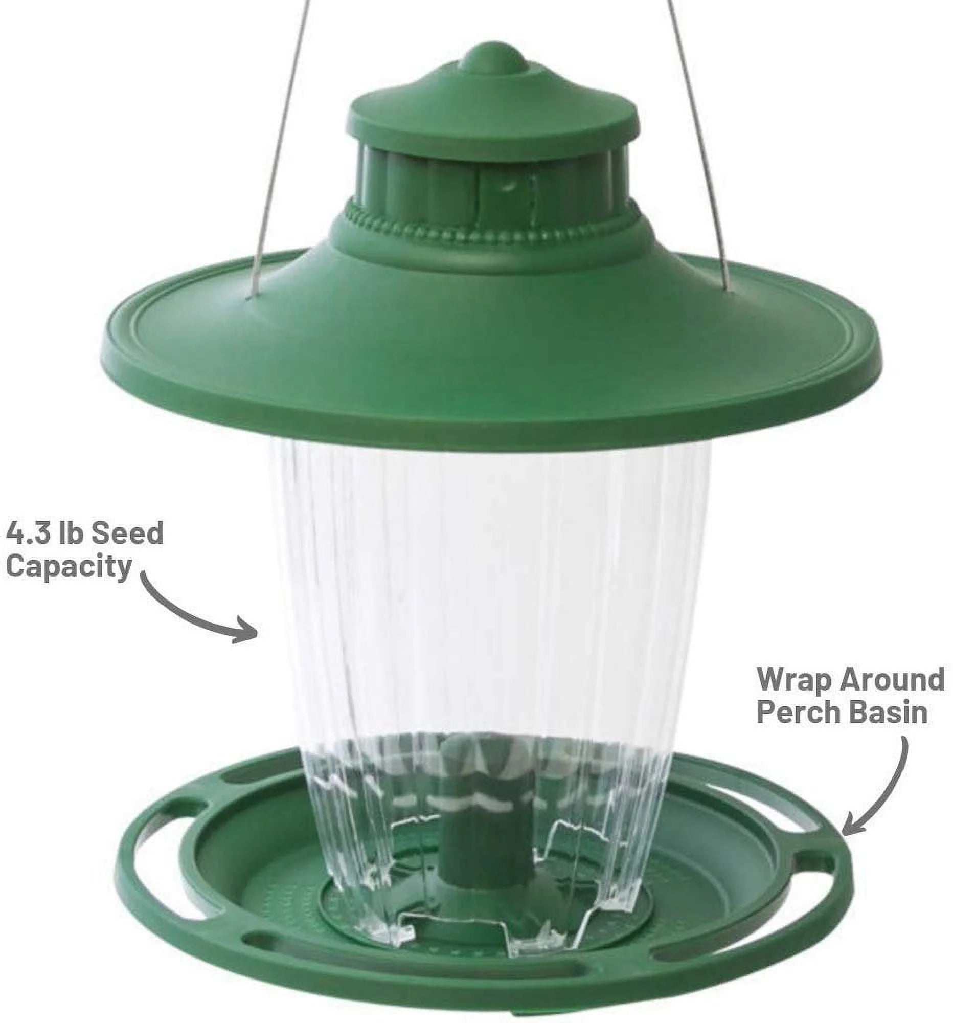 Green Lantern-Style Wild Bird Feeder I93632