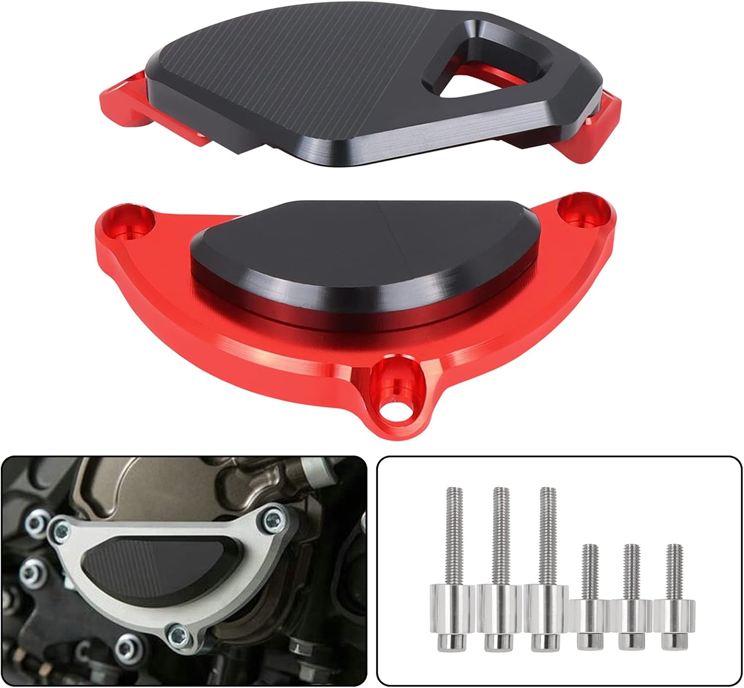 Blue Engine Guard Cover Frame Protector for Yamaha MT10 2016 2017 2018 2019 Pack of 2 P9273