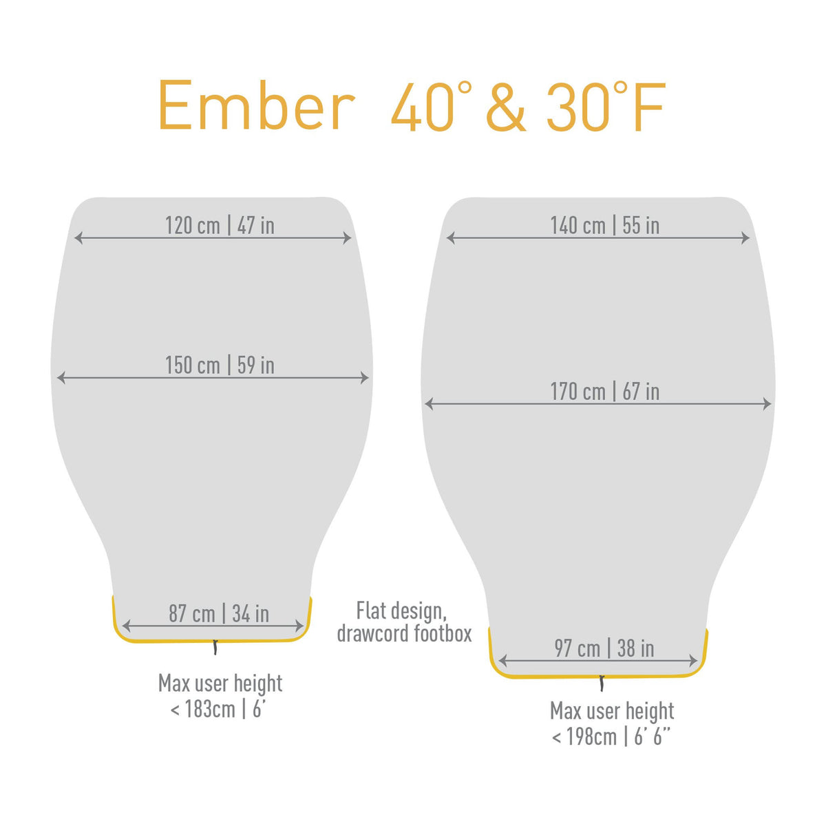 Ember EbII-Long Sleeping Bag X739015
