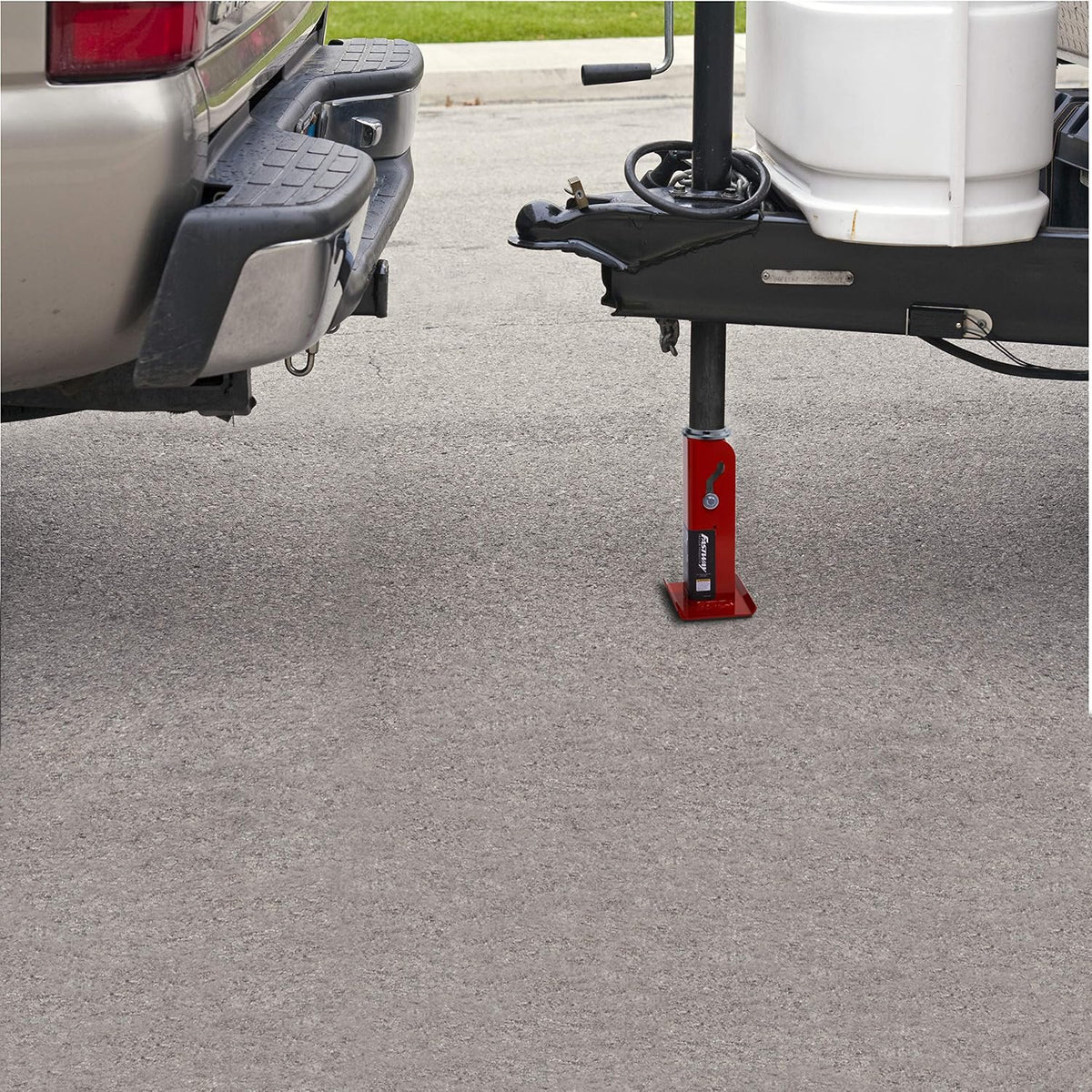 Trailer Tongue Fold-Up Jack Foot Plate for 2 1/4" Jacks, 6" Extension, Pack of 2 P675158