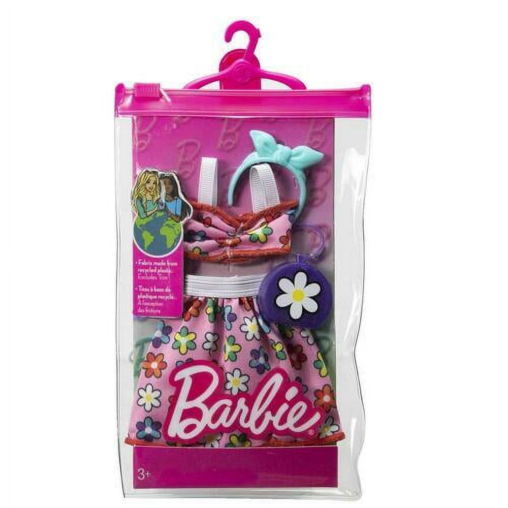 Flower Outfit & Two Accessories Barbie Fashion Pack F2857