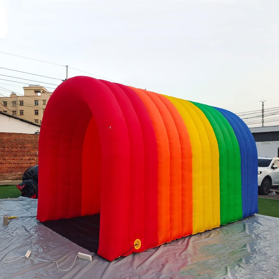 Inflatable with Air Blower and Separable Mat O506