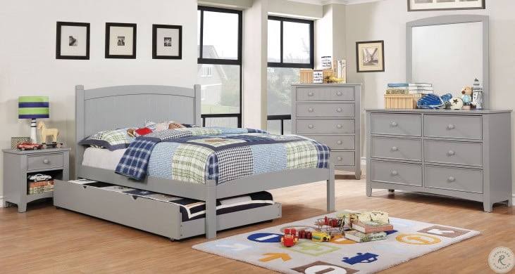 Gray Nightstand B11856