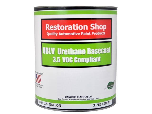 White 1 Gallon Low VOC Urethane Basecoat Car Auto Body Paint G196540
