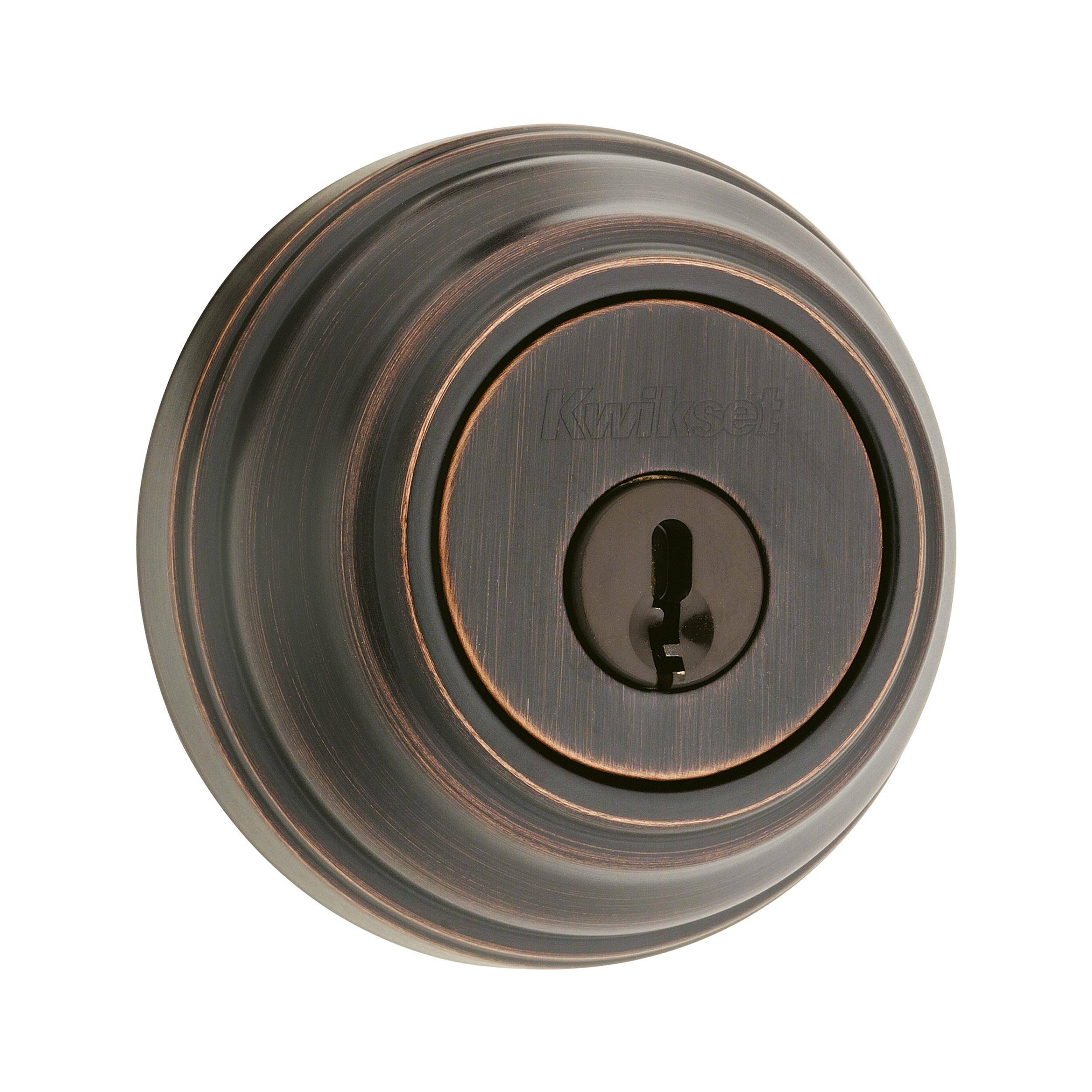 Single Cylinder Deadbolt Venetian Bronze V685009