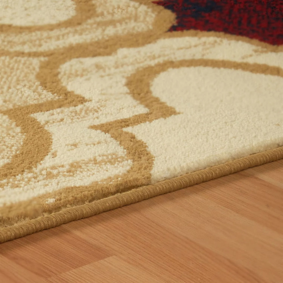 Beige 8' X 10' Indoor Area Rug With Jute Backing J205