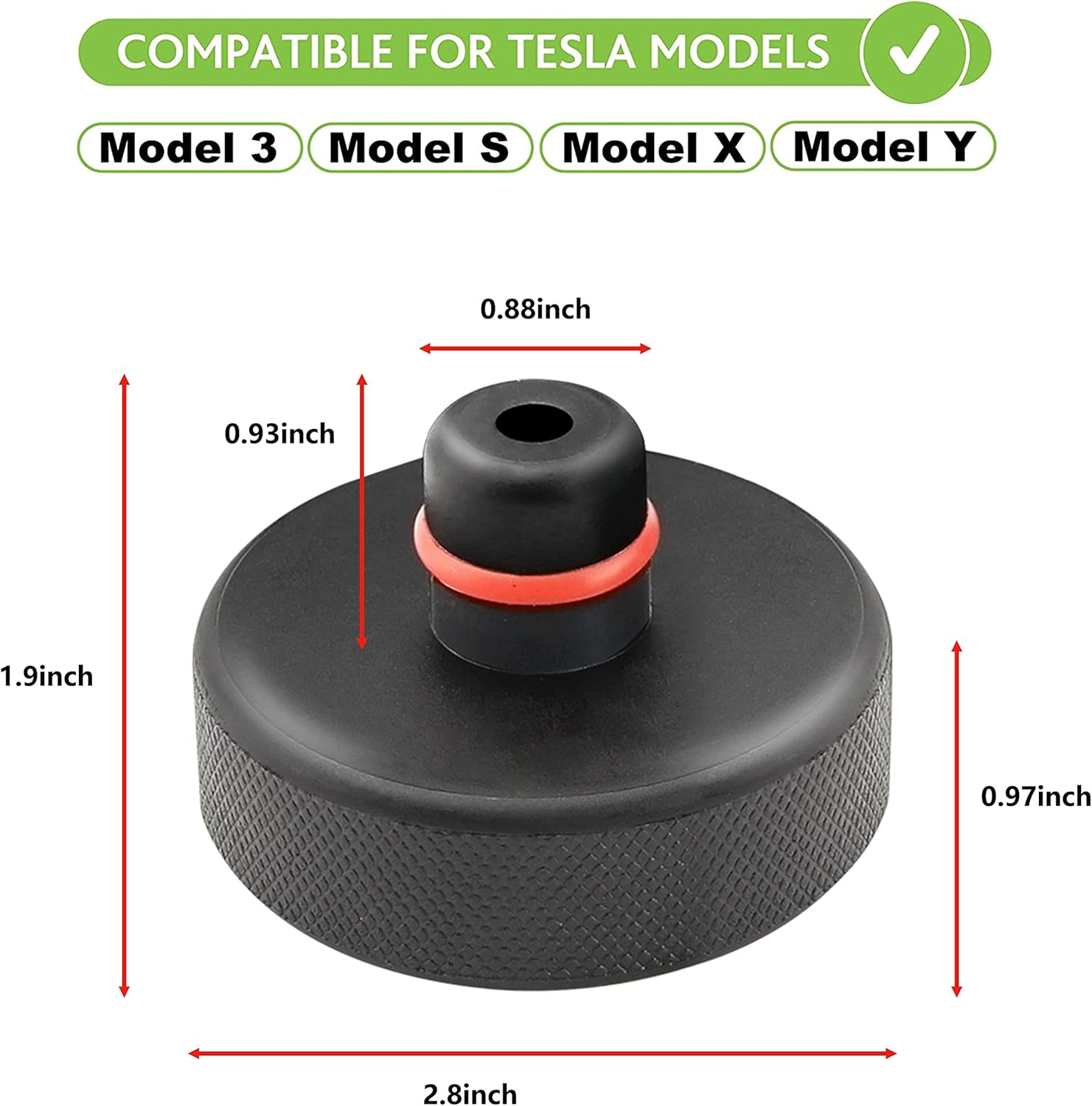 4 Pucks Lifting Jack Pad with Storage Case K78172