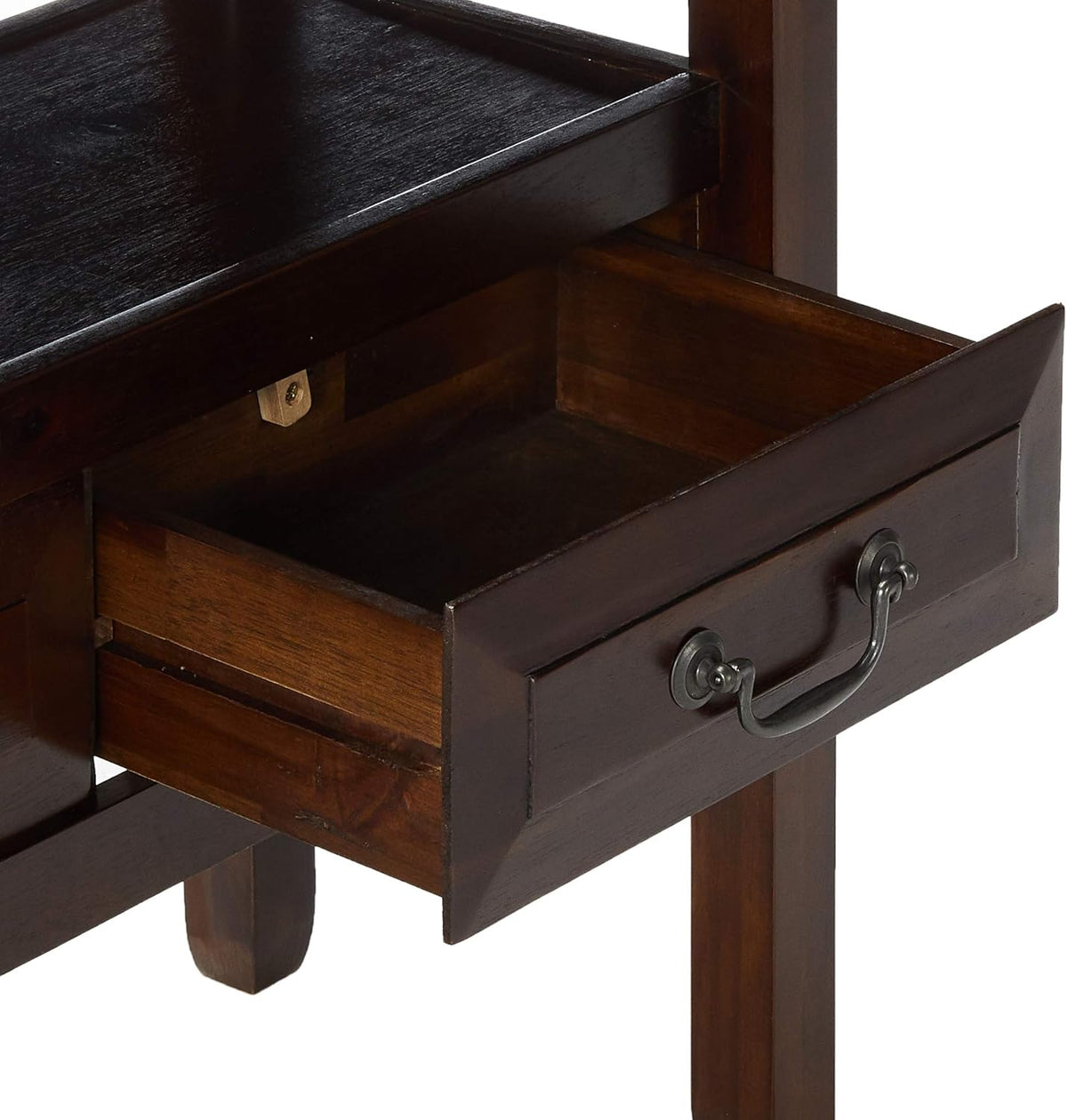 Acacia Wood Console Table, Brown Mahogany P97837