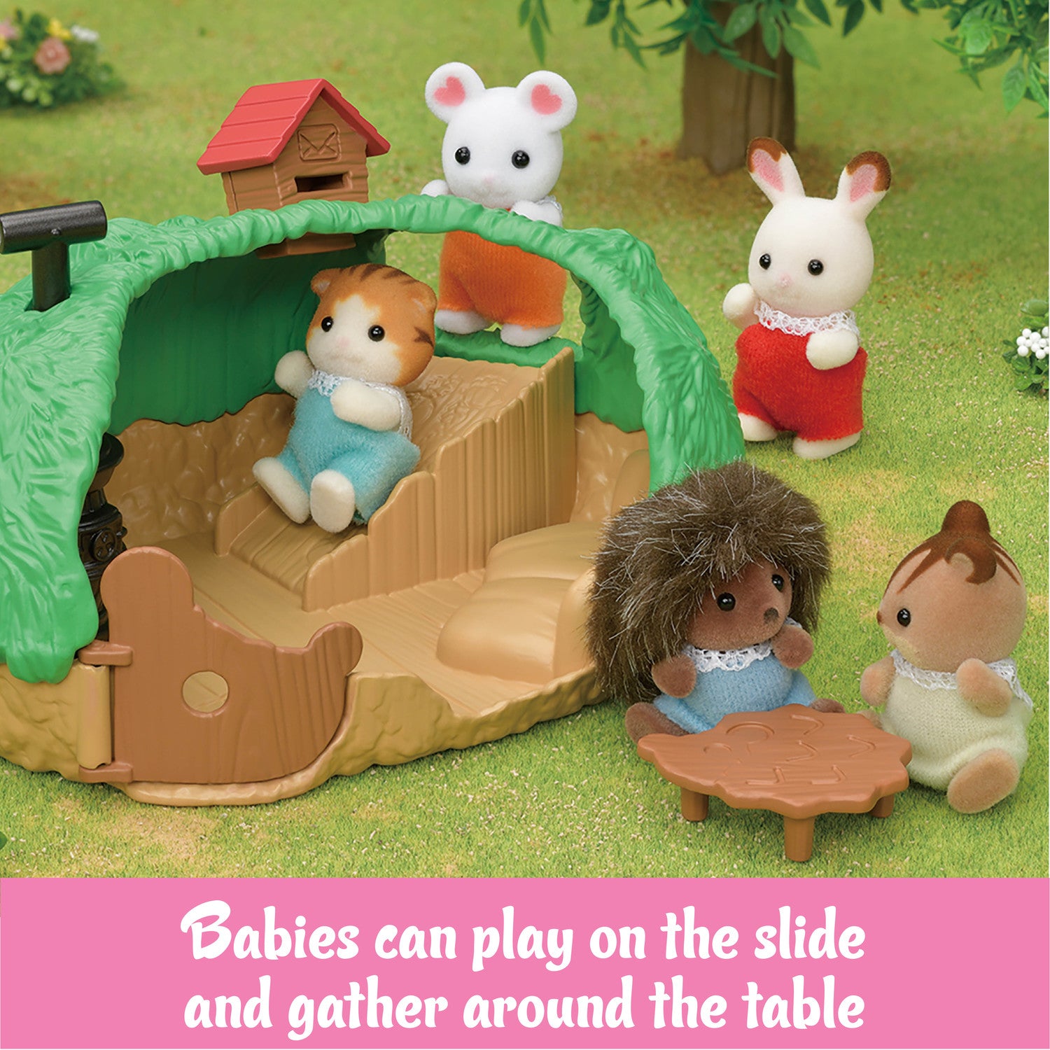 Baby Hedgehog Hideout Dollhouse Playset Q176979