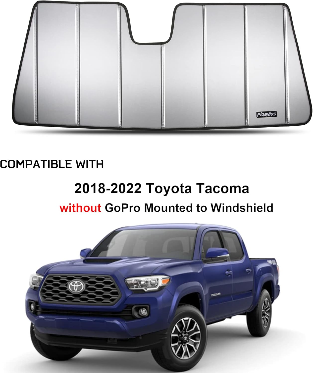 Front Windshield Sun Shade Pack of 2 X839