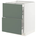 White 3 Drawer Base Cabinet A2500